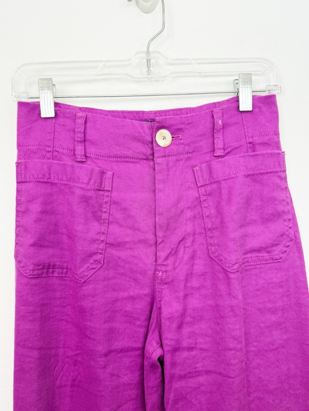 Anthropologie Maeve The Colette Pant Fuscia Size 0 - Picture 3 of 8